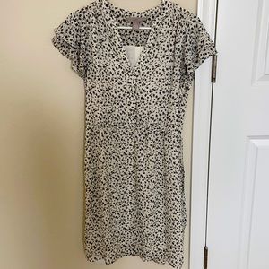 Small H&M White and Black Floral Dress